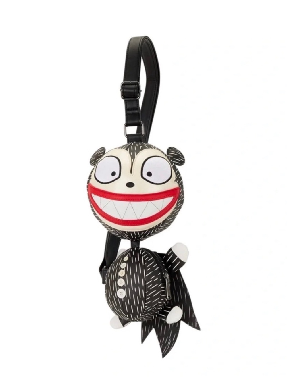 Loungefly Black, White & Red Character Bag Charm